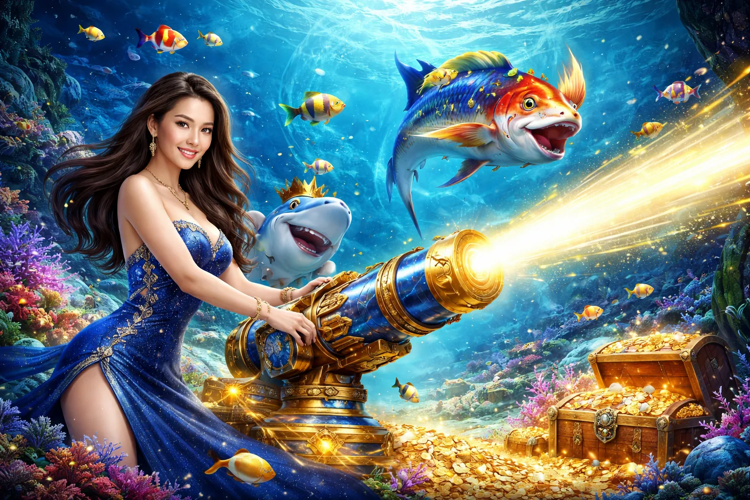 Hình ảnh chính game bắn cá Good8812 với đồ họa sống động